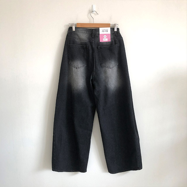 希少✨️今市隆二 RILY デニムワイドパンツ archive JEANS クロスウエストワイドデニム｜ハイウエスト×ゆったりストレートで美脚