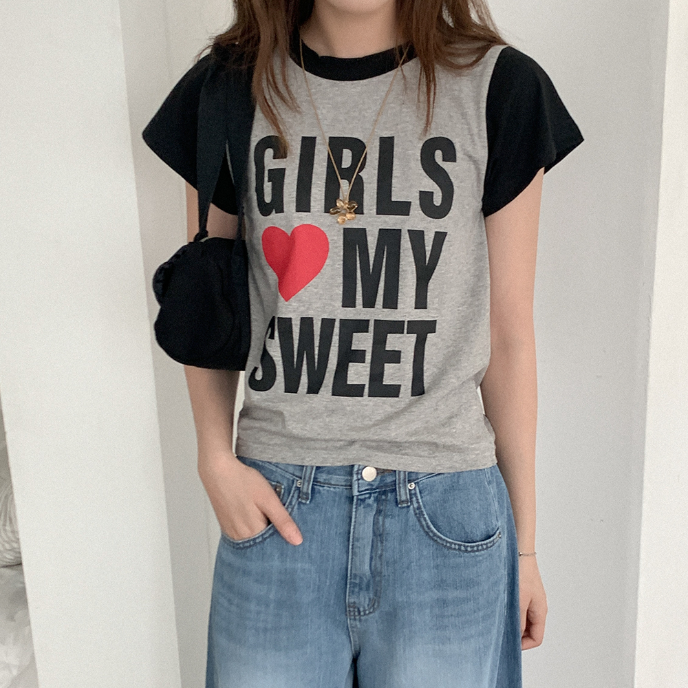 レタリング半袖Tシャツ | ファッション通販サイト NUGU