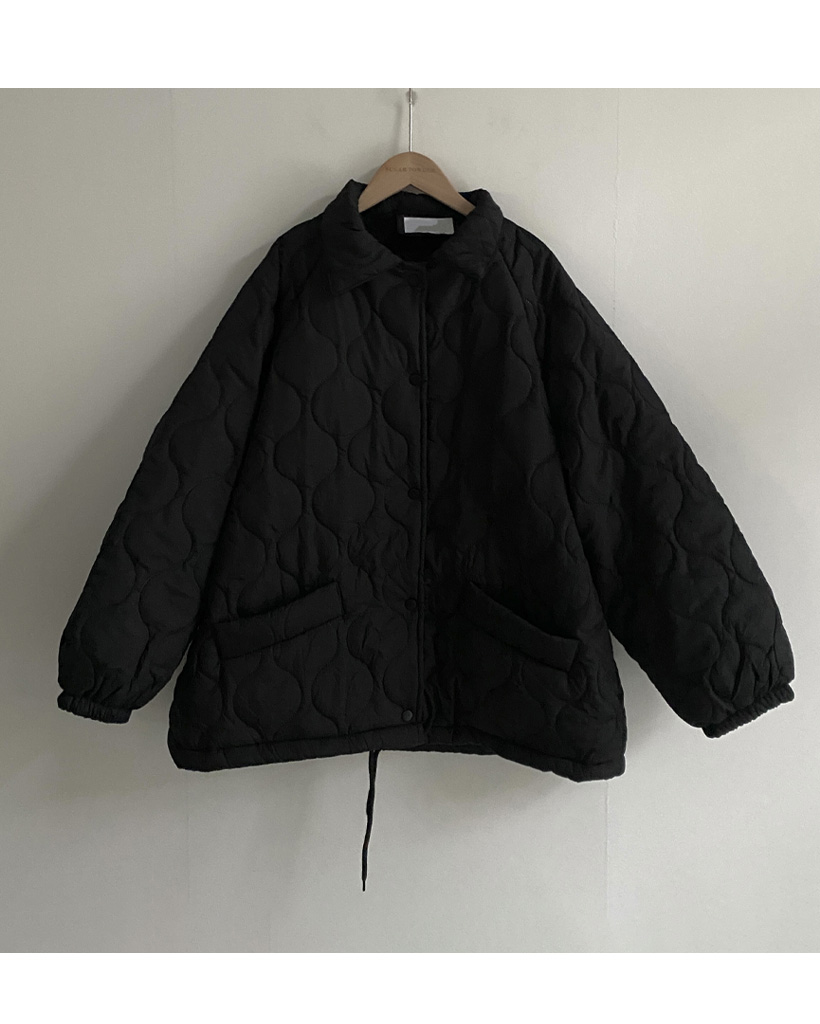 裏地起毛] オーバーサイズキルティングダウンジャケット(6color