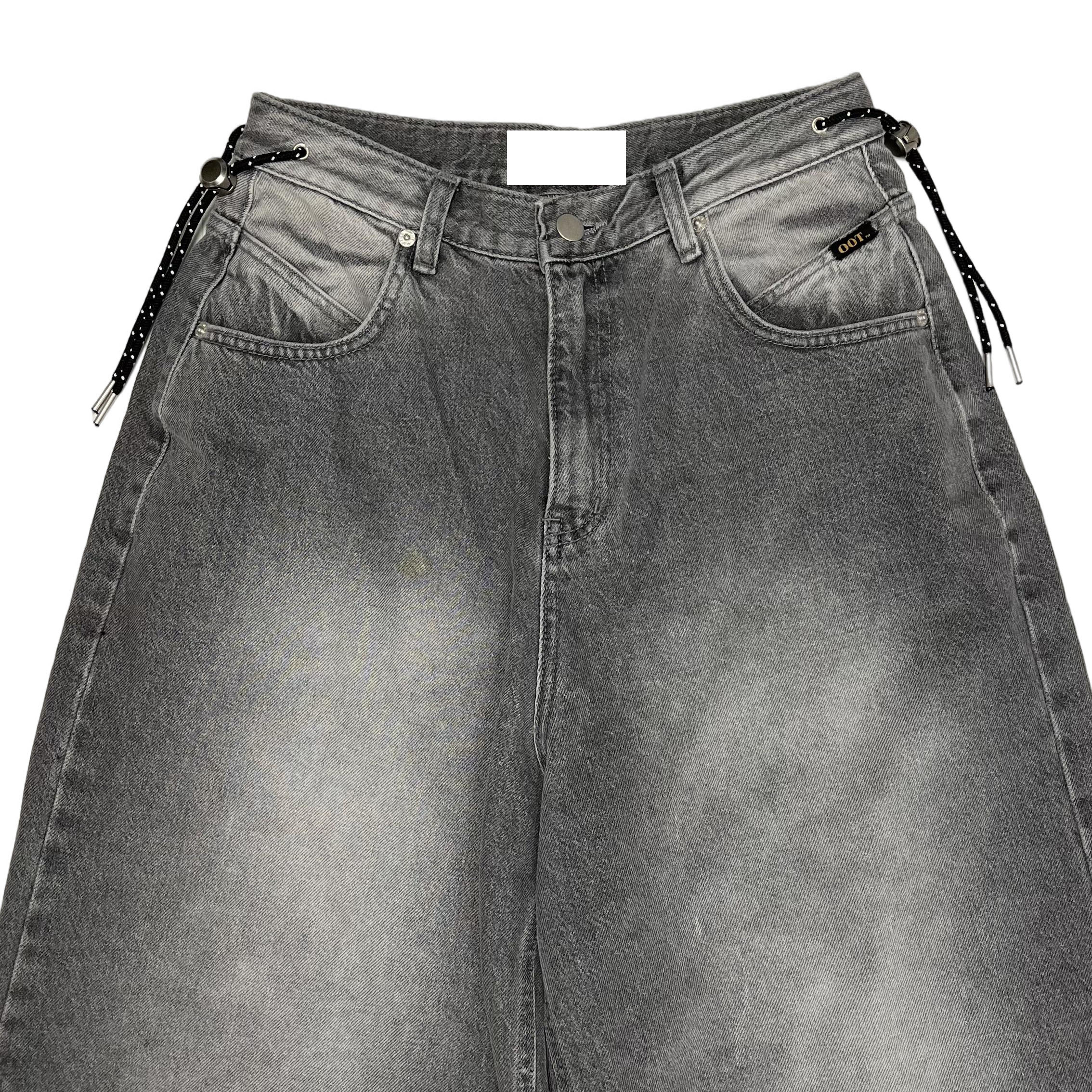 String wide denim pants | ファッション通販サイト NUGU