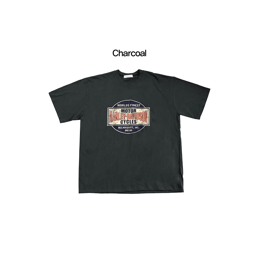 [HARLEY-DAVIDSON ]* VJ TIGER PRINT TEE * ユニセックス HARLEY-DAVIDSON ]* VJ TIGER PRINT TEE * ユニセックス (Harley