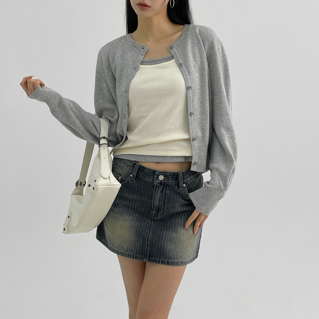 ラドロンベーシックニットカーディガン