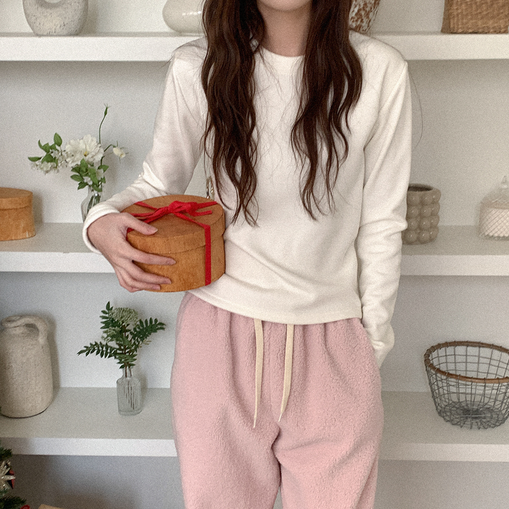 裏起毛長袖Ｔシャツ