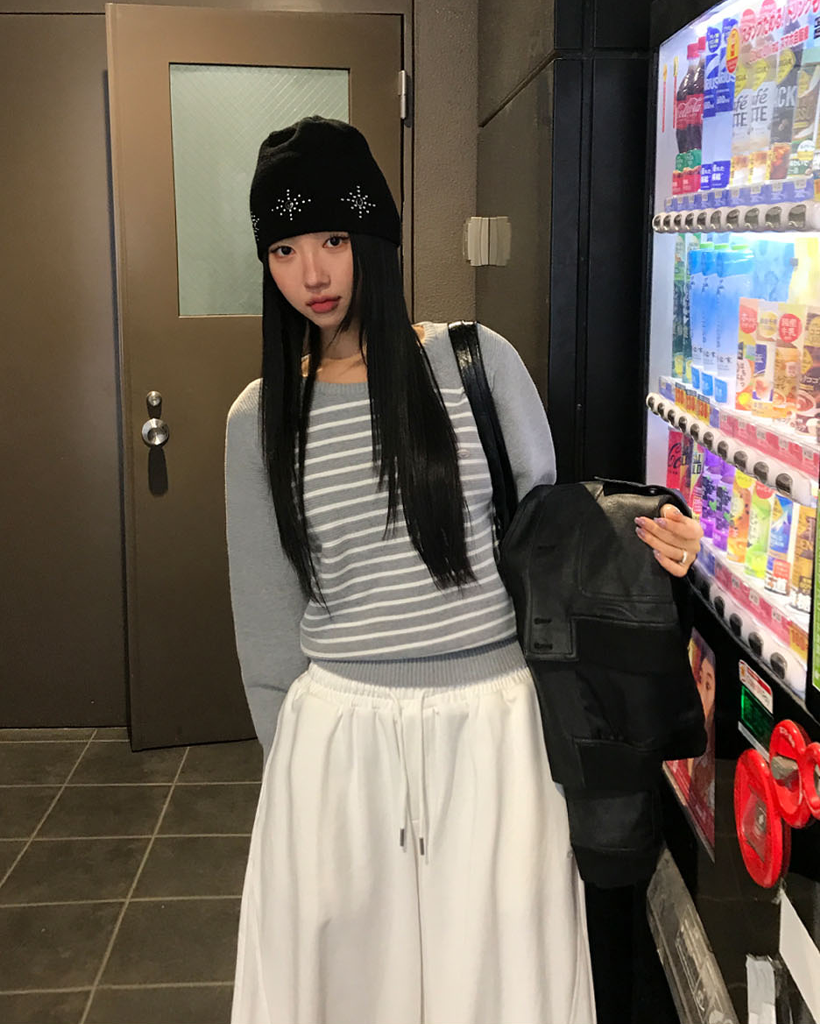 [ORIGINAL] オネルストライプラグランニット