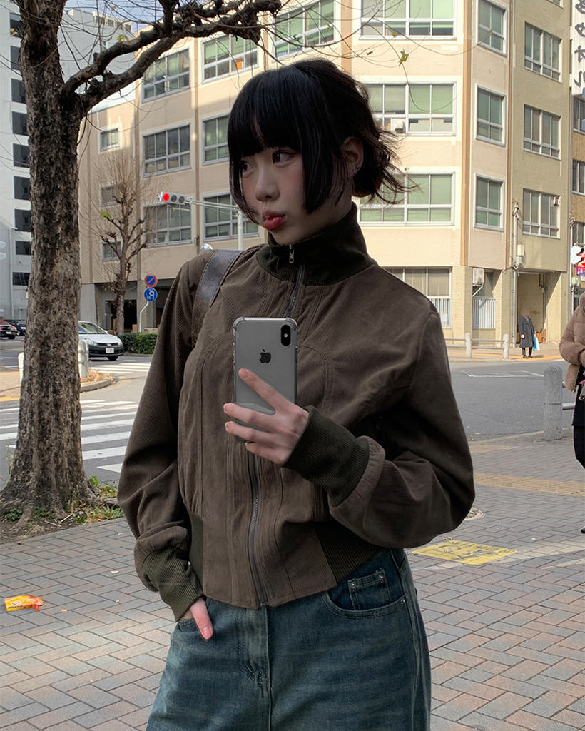 ason コーデュロイ ジップアップジャケット ヴィンテージコーデュロイジップアップジャケット | ファッション通販