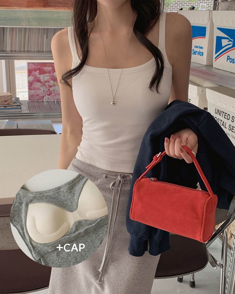 (えらべるたけ) わきにくカバー カップつき タンクトップ キャミソール