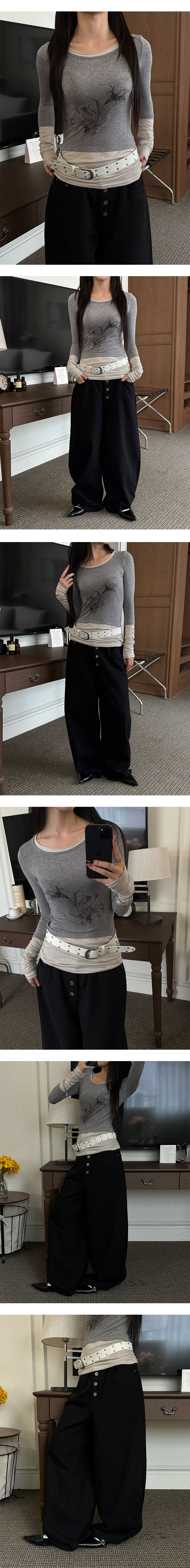 quui 2way gather blouse【cream】完売品 楽天市場】（S~M/L~2L/3L~4L対応）肘まで隠れる アイロン不要