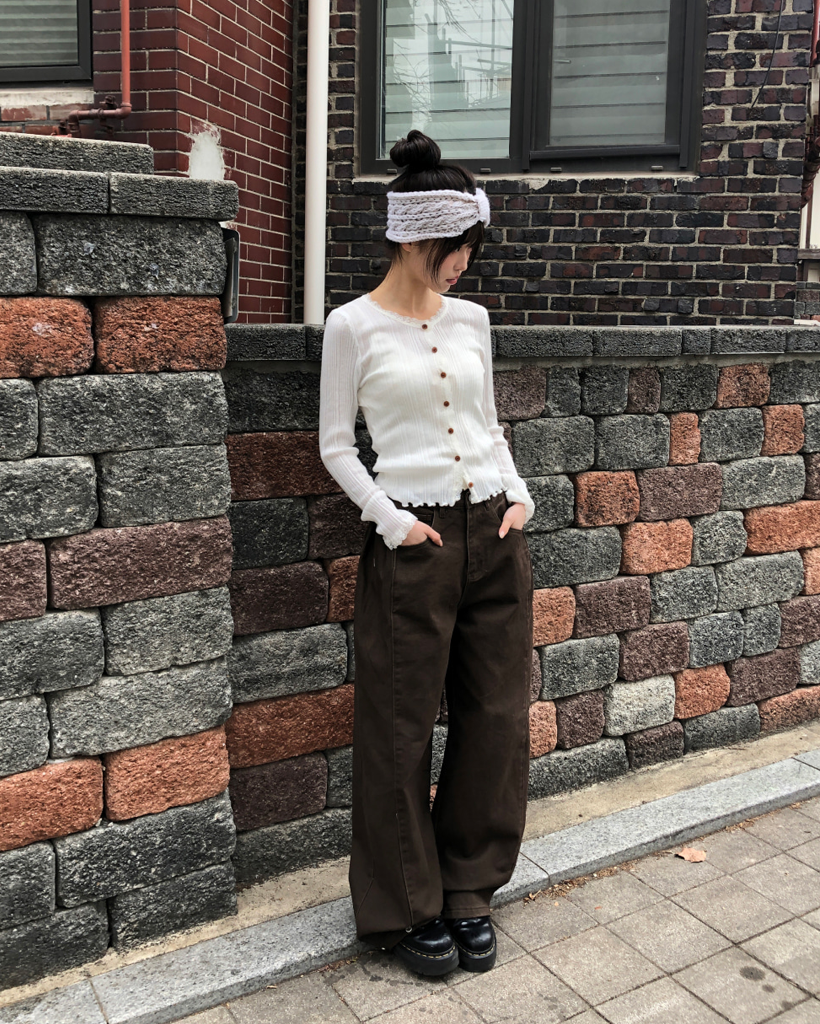 サイドタック ワイド チノパンツ | ファッション通販サイト NUGU