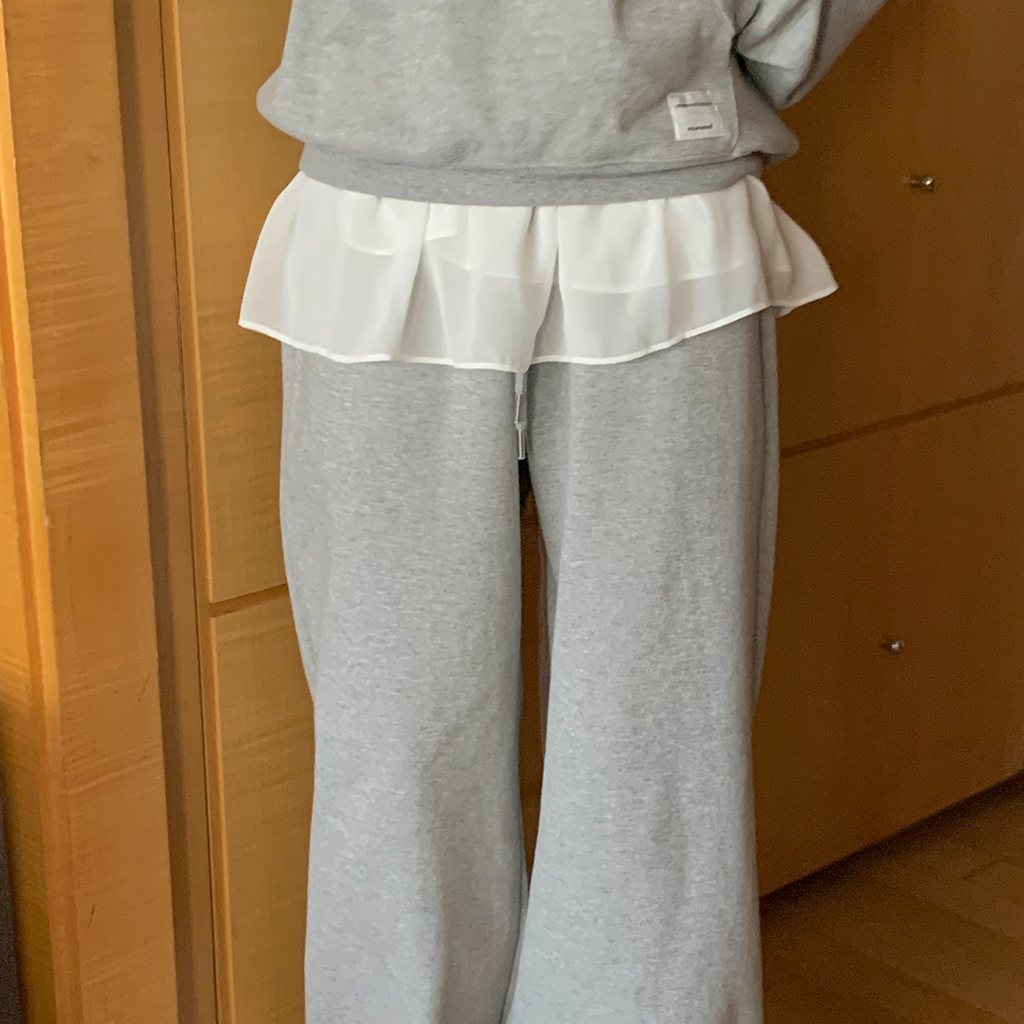 フリルラップレイヤードスカート