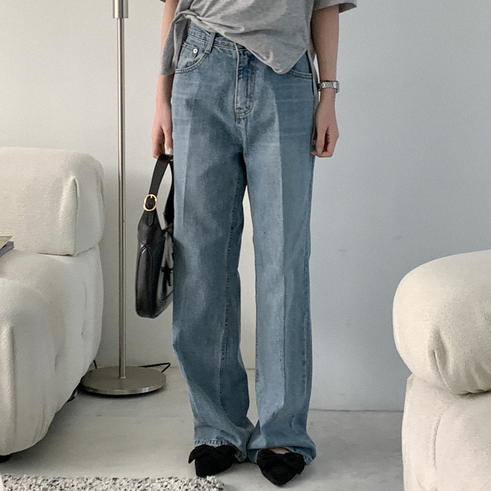 ワイドデニムパンツ