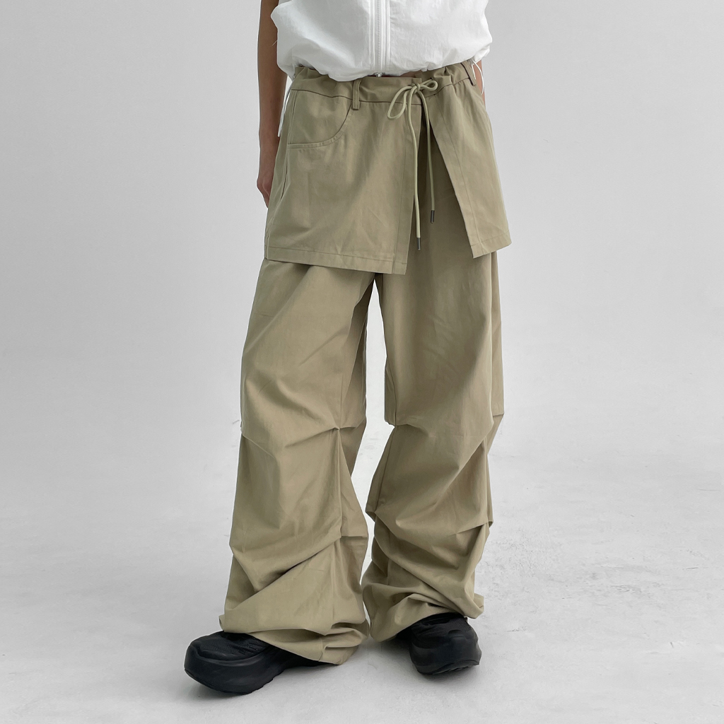 ルーロンレイヤードスカートパンツ | ファッション通販サイト NUGU