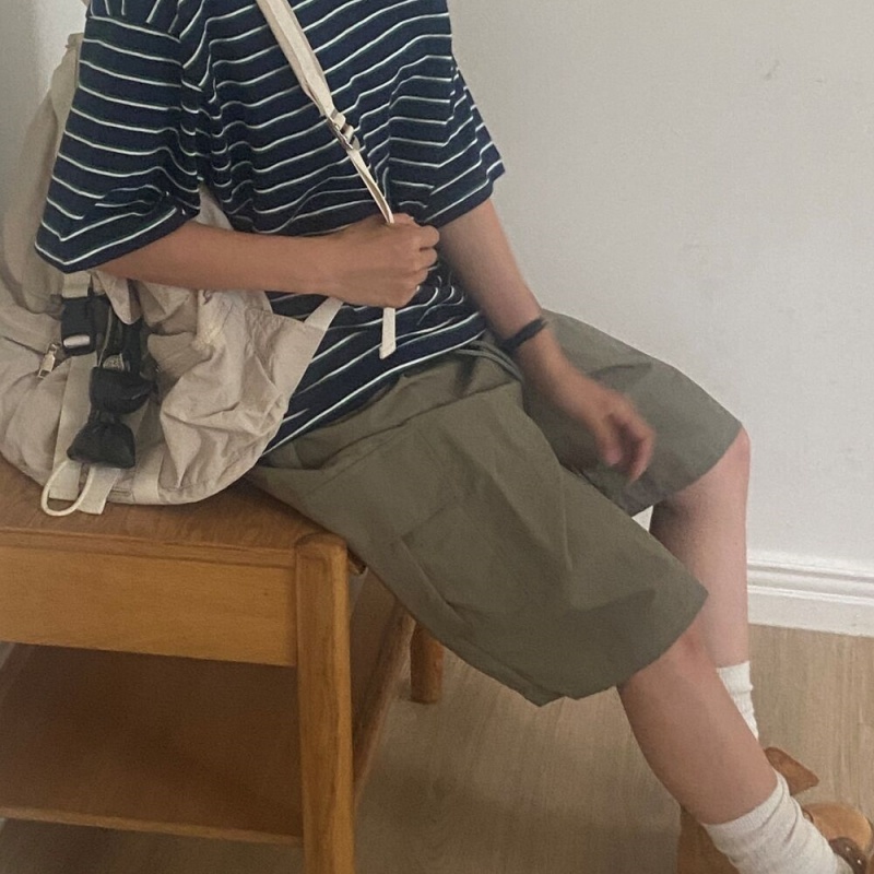 H beauty&youth ナイロンカーゴショーツ GU公式 | ナイロンカーゴショーツ(セットアップ可能)