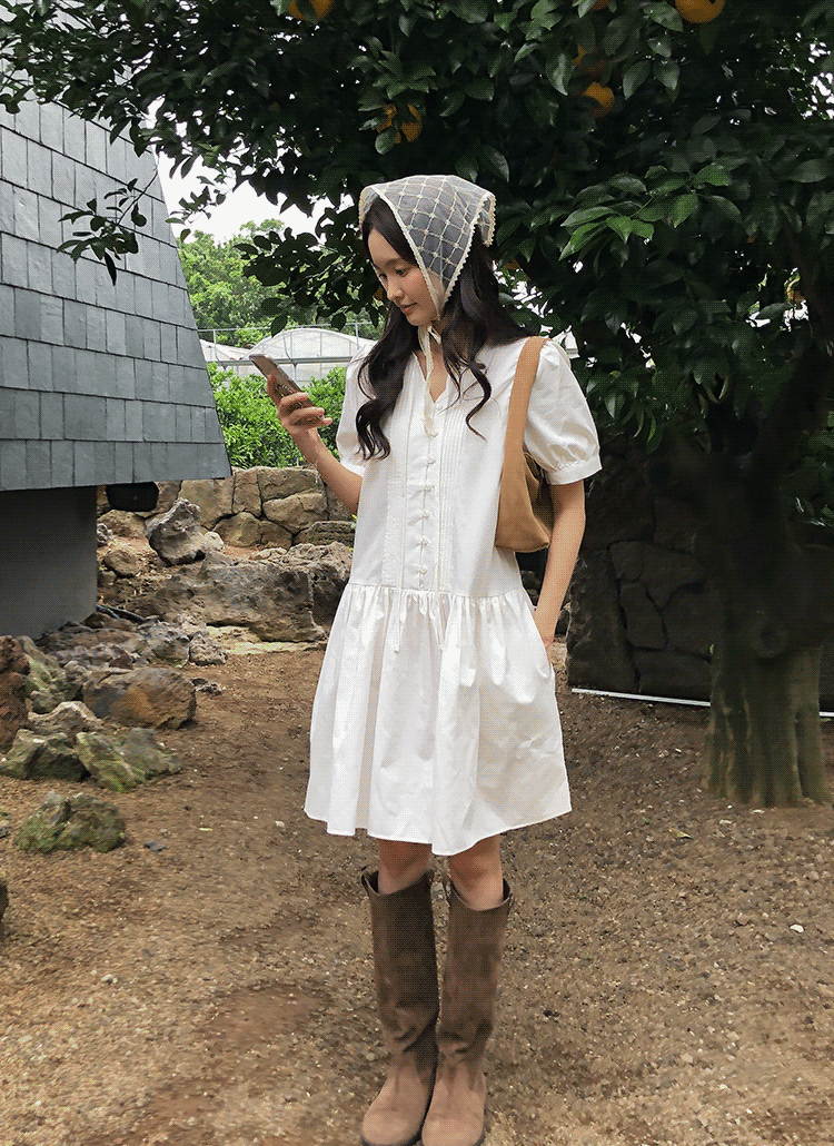 [original]レースブラウスワンピース