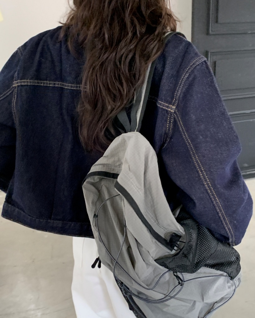 クロップドカラーデニムジャケット | ファッション通販サイト NUGU