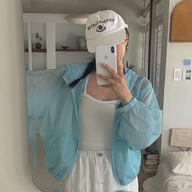 クロップド夏フード付きマウンテンパーカー(10color) | ファッション