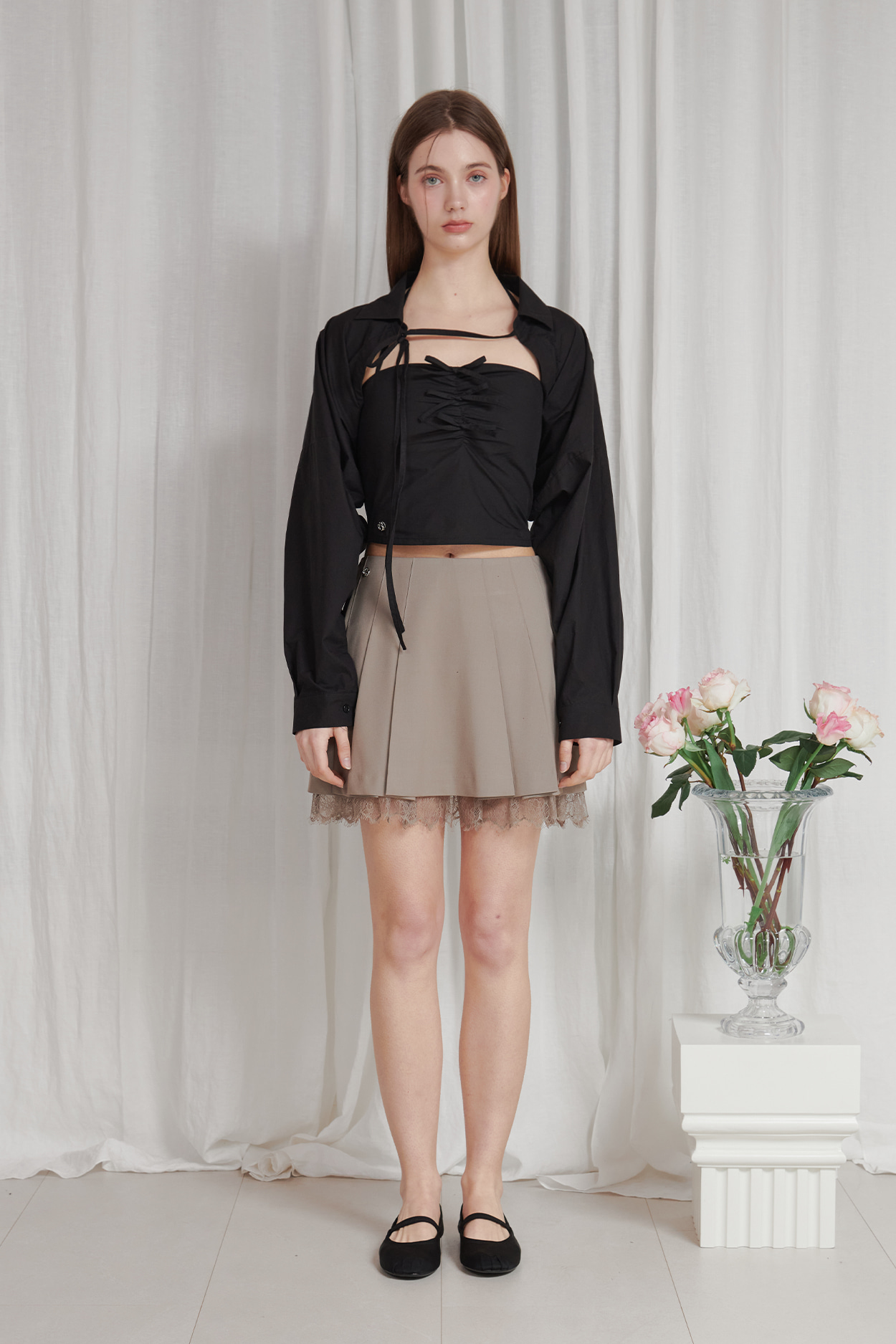 LYNN MINI SKIRT brown | ファッション通販サイト NUGU