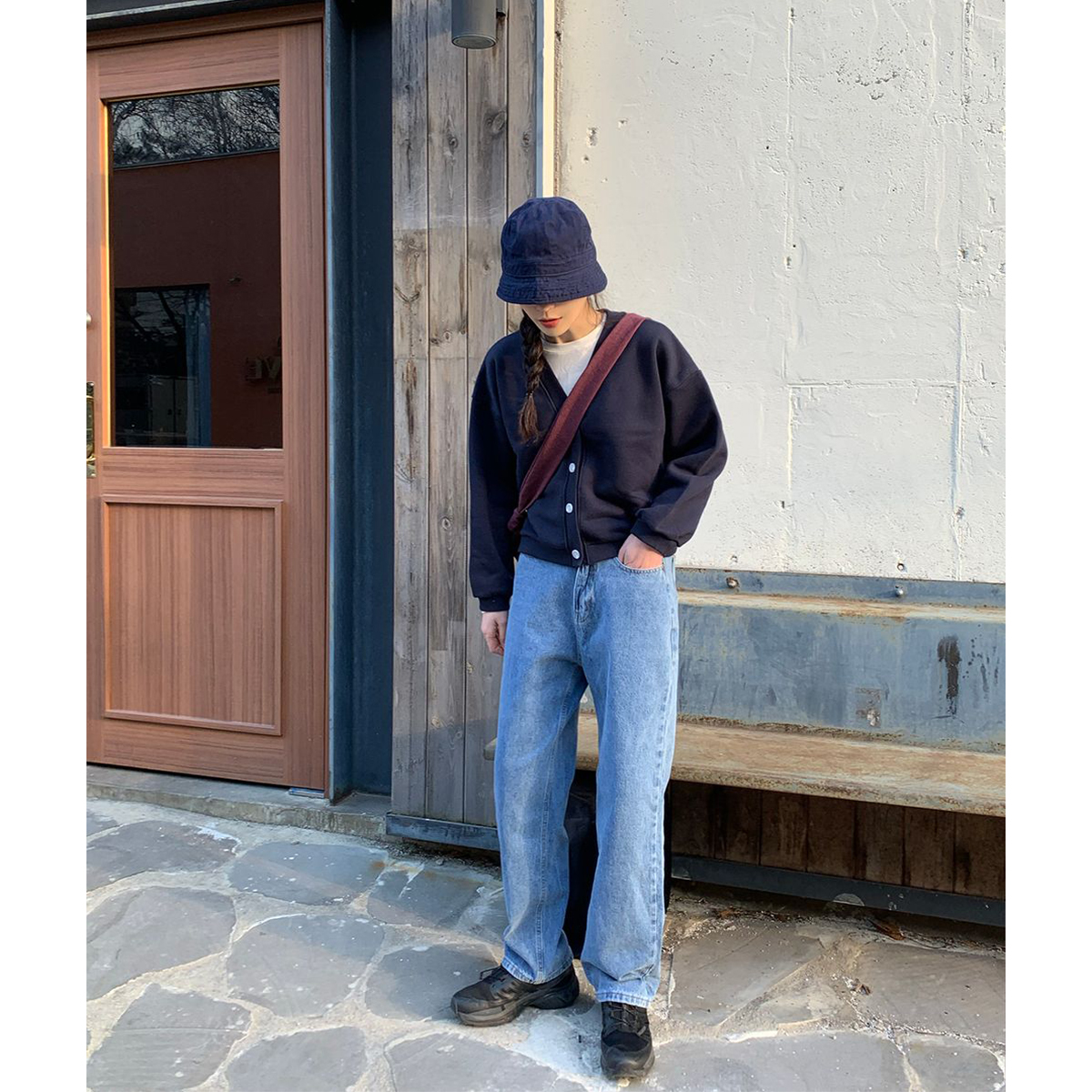 未使用 D&G DOLCE&GABBANA 保存袋付 ナイロン バケット ハット Lace Ladies 帽子 ハット ストラップ付き 2WAY ベーシック バケット