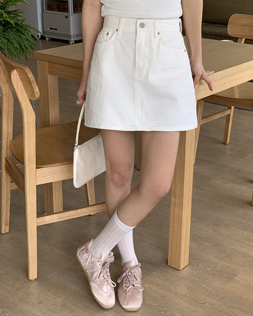 original]Aラインミニスカート | ファッション通販サイト NUGU