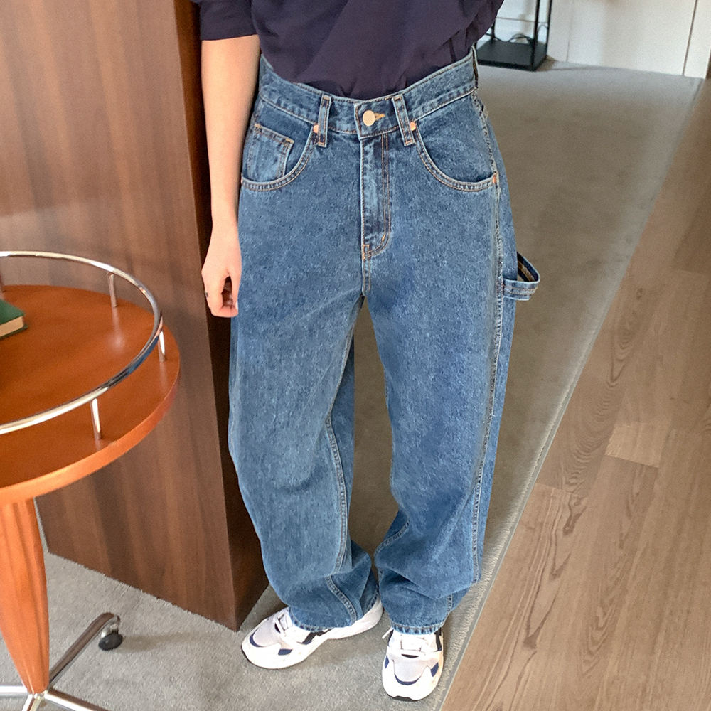ワイドコットンデニムパンツ | ファッション通販サイト NUGU