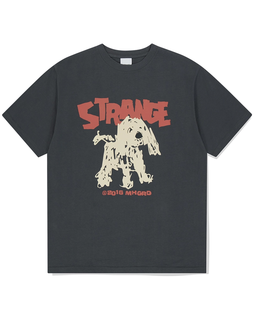 [Influencer pick] STRANGE PUPPY TEE[CHARCOAL]
