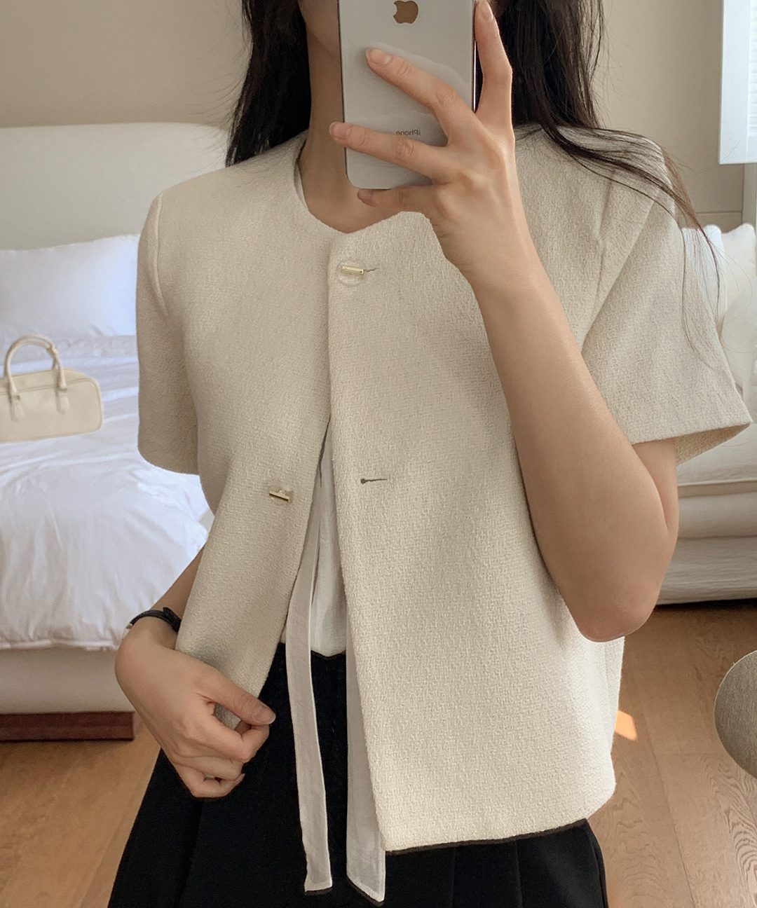 original/S-XL]半袖ツイードジャケット | ファッション通販