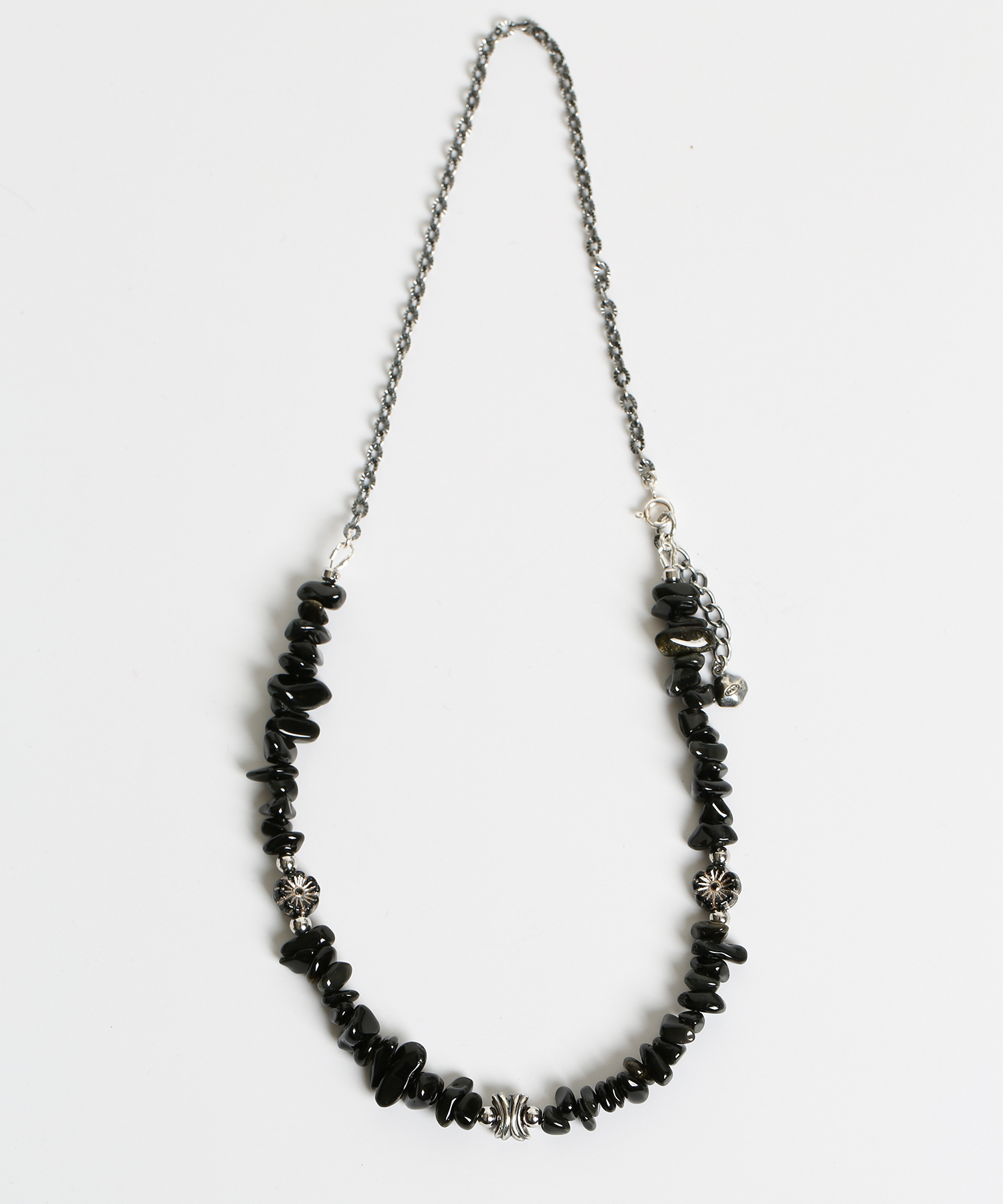 MICHELANGELO 天然石 青 ビーズネックレス　新品、未使用❗️ 天然石ジェイド ユニセックスビーズネックレス | ファッション