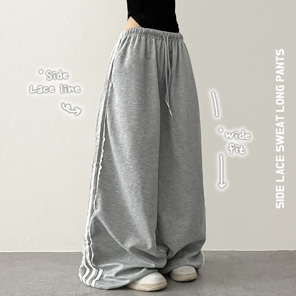 THE ATTICO VINTAGE GREY LONG ワイド パンツ Vintage grey long pants for Women | THE ATTICO®