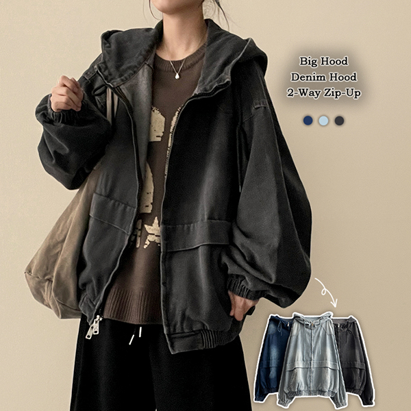 Pug2Wayフードジップパーカー | ファッション通販サイト NUGU