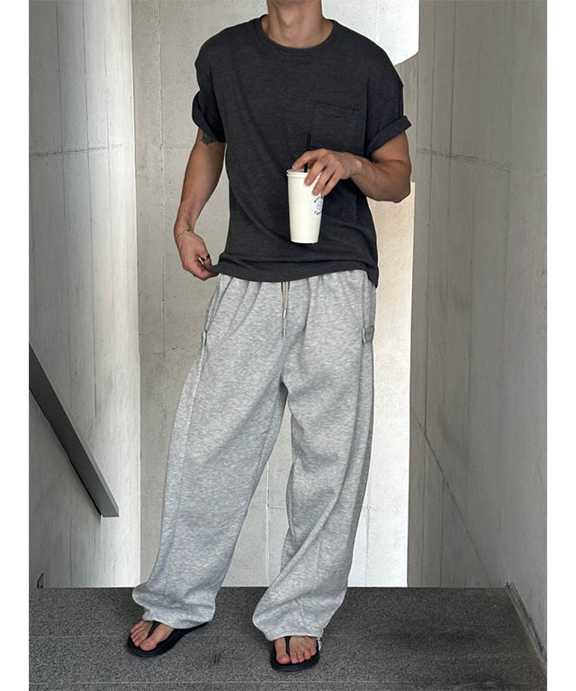 【KOOLOSET】Side Tuck String Sweatpants KOOLOSET (クロゼット) - サイドタックストリングスウェット