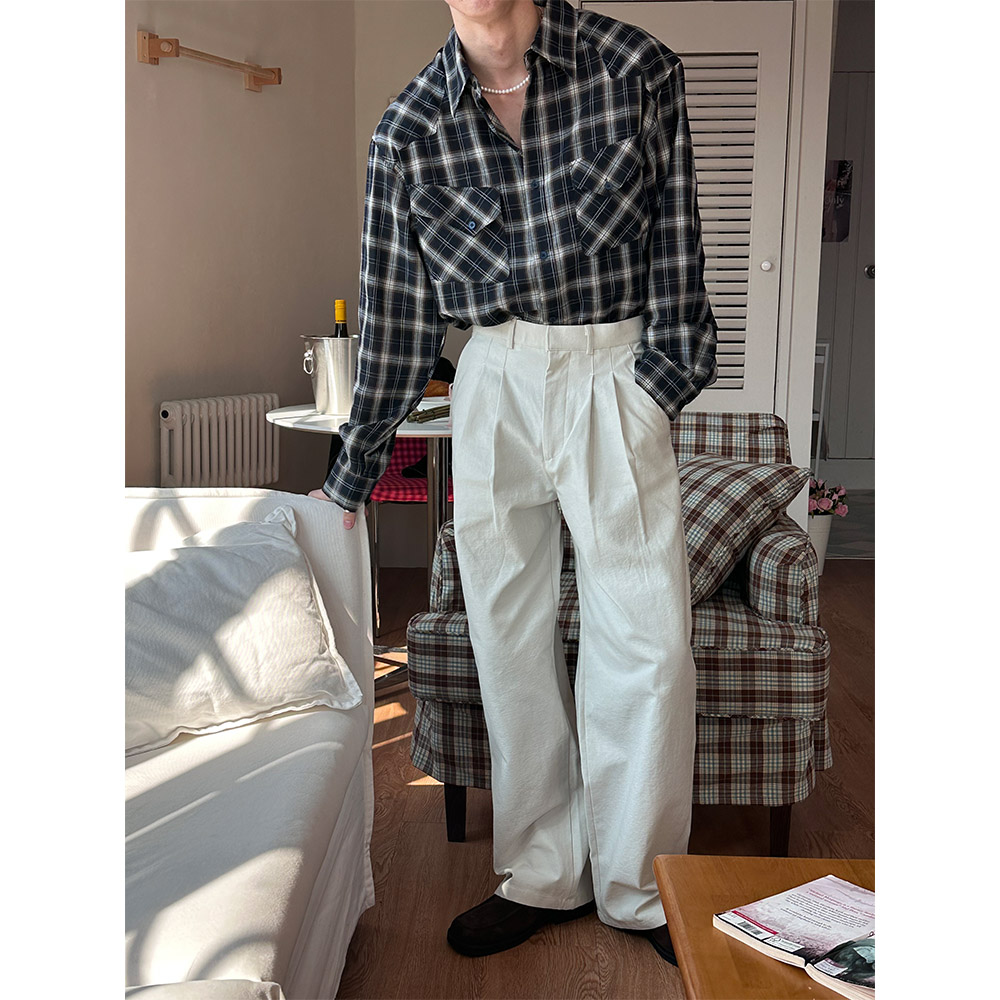 Unisex] Homme check shirts(2color) | ファッション通販サイト NUGU