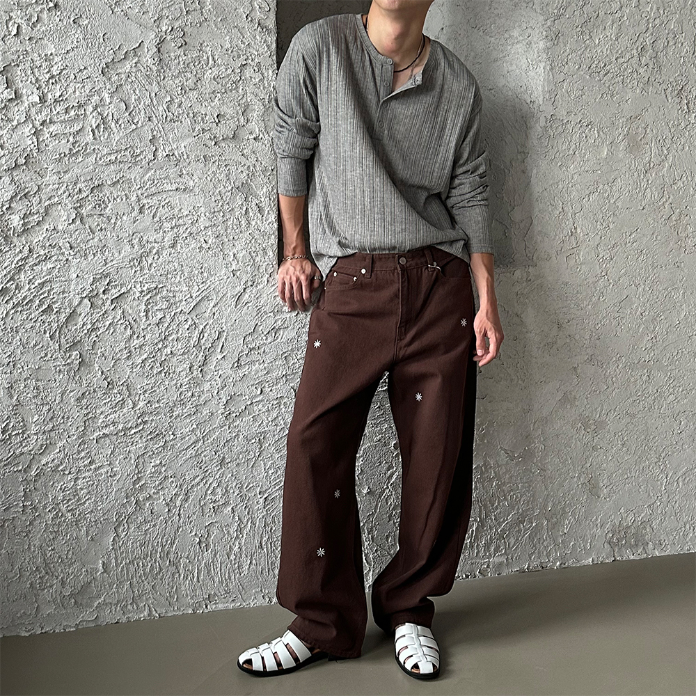 ★送料・関税込★RONRON★HENRYNECK GOLGI LONG SLEEVE★ RONRON☆韓国☆人気☆HENRYNECK GOLGI LONG SLEEVE 3色 (RONRON