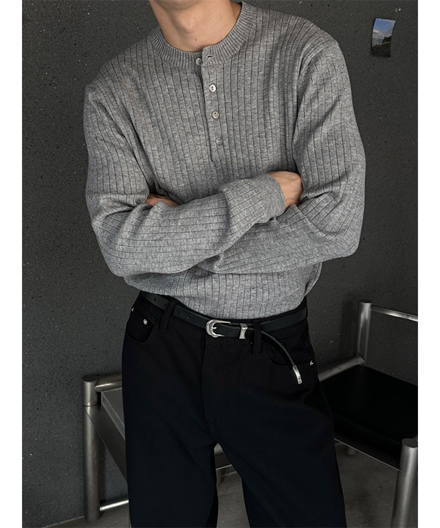 [F/W] Cash golgi henry neck knit(5color)