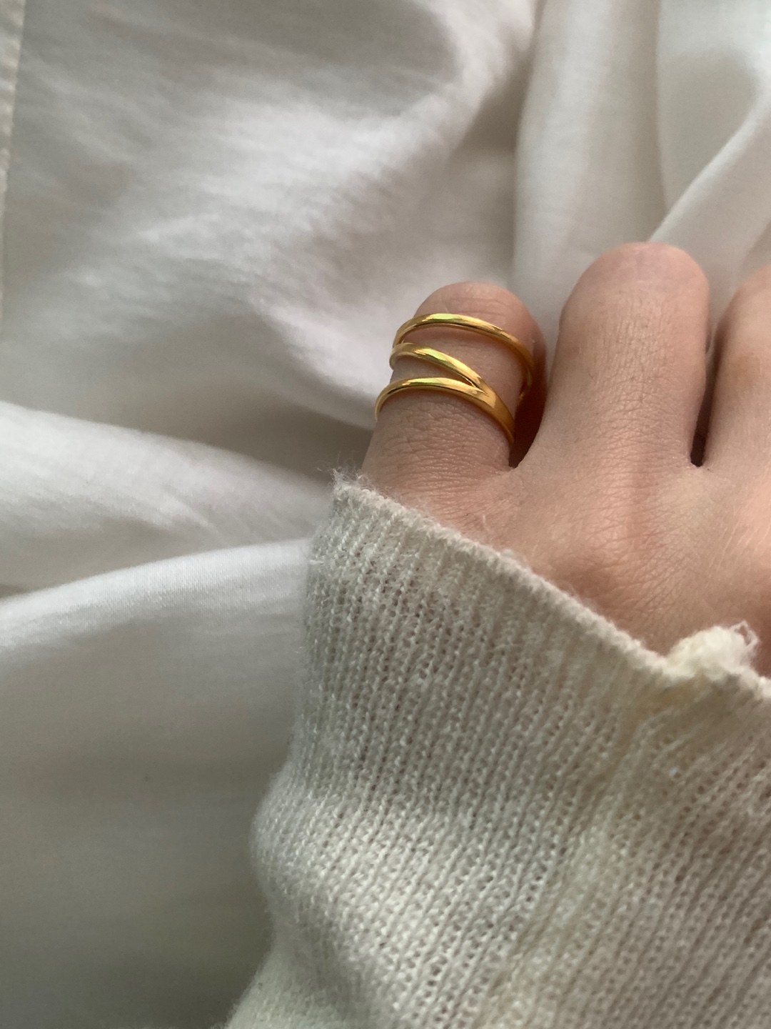 silver925) Twist combi ring | ファッション通販サイト NUGU