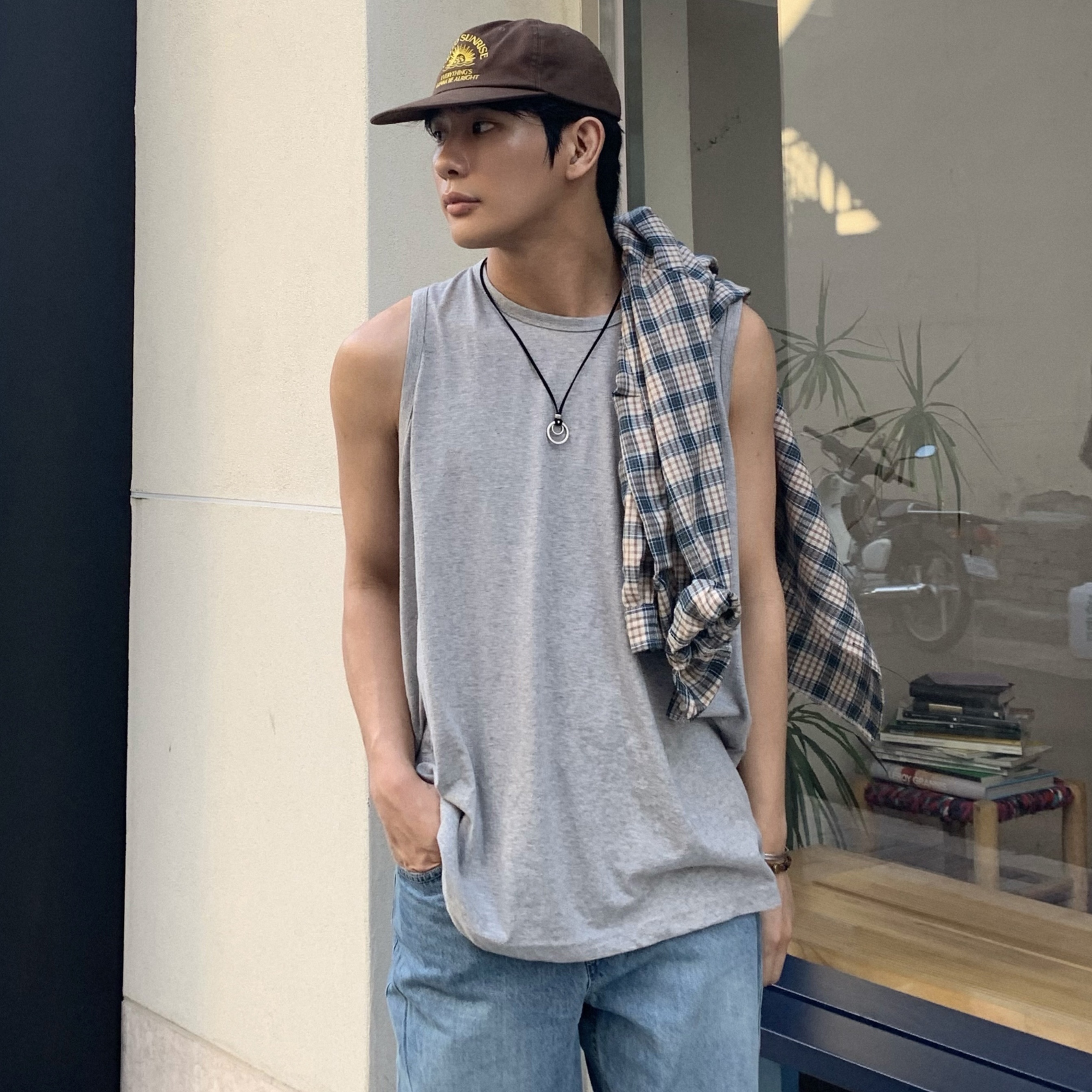 basic layered sleeveless