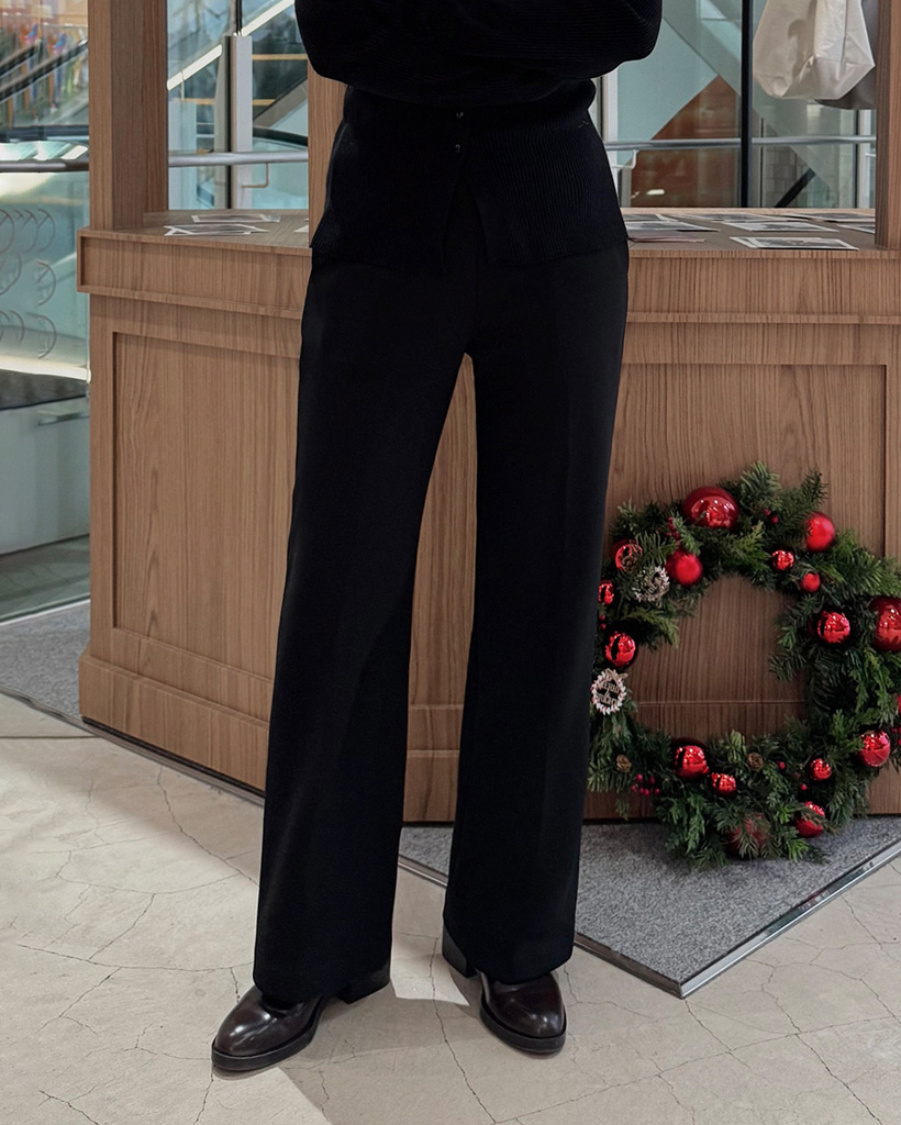 [裏起毛] 丈が選べる ウエストゴム ベーシック トレーニングスラックス