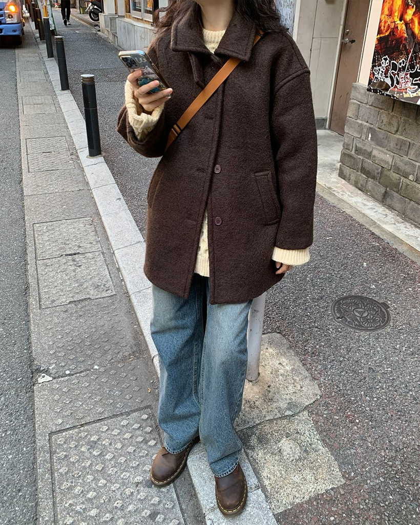 真冬まで着れるハーフコート | ファッション通販サイト NUGU