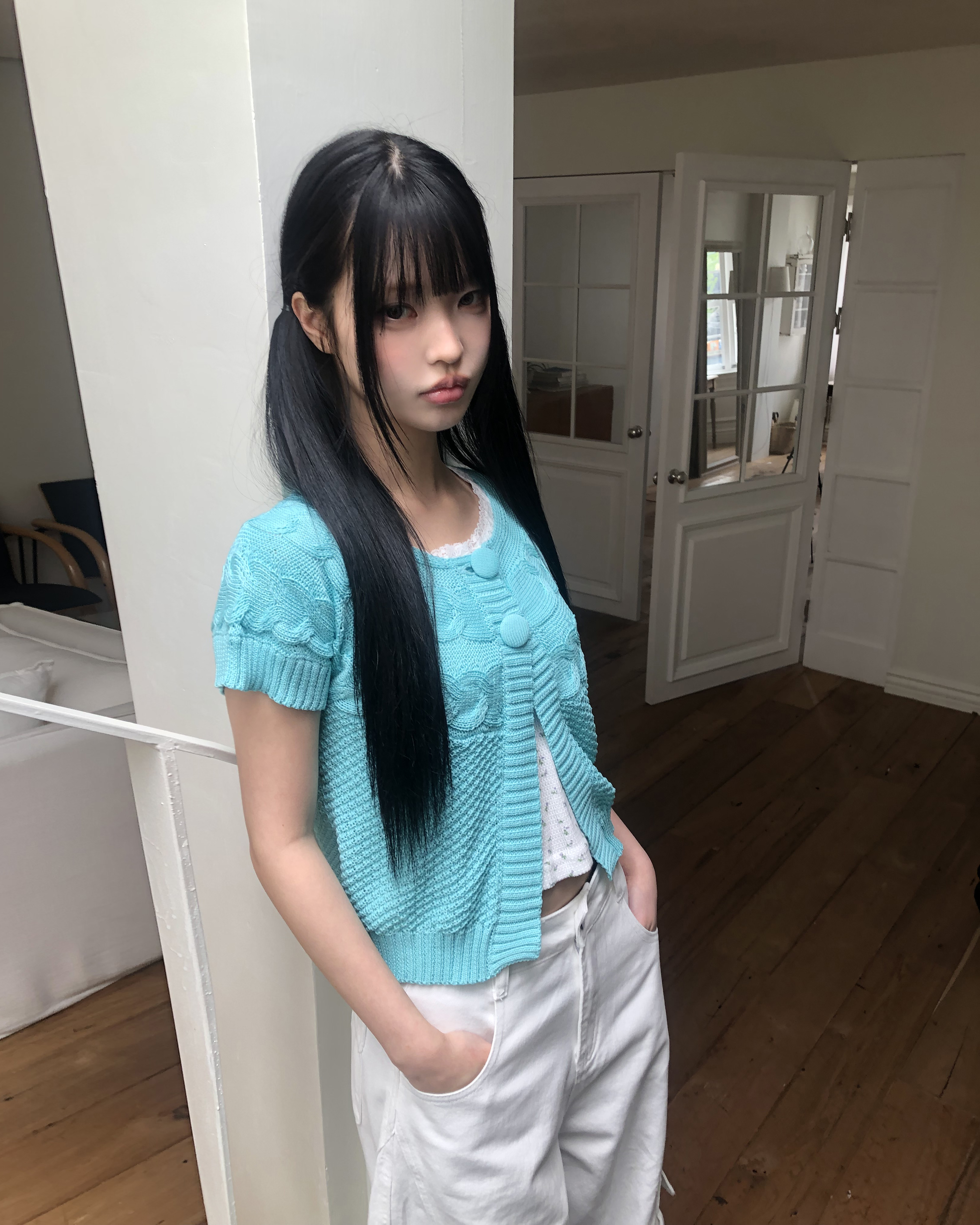 ニットカーディガン