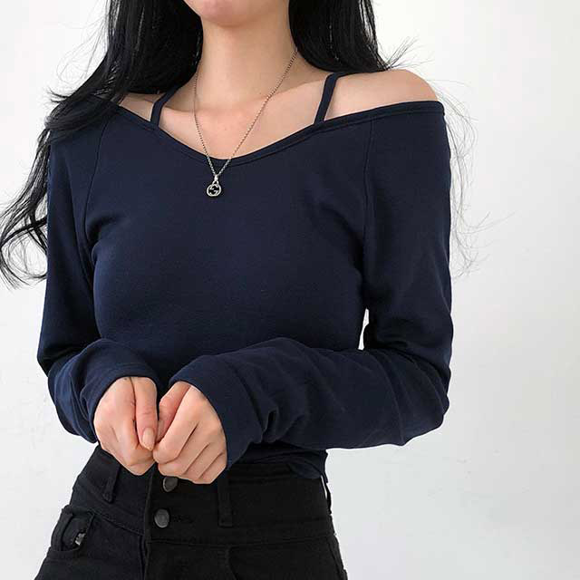 裏起毛オフショルTシャツ | ファッション通販サイト NUGU