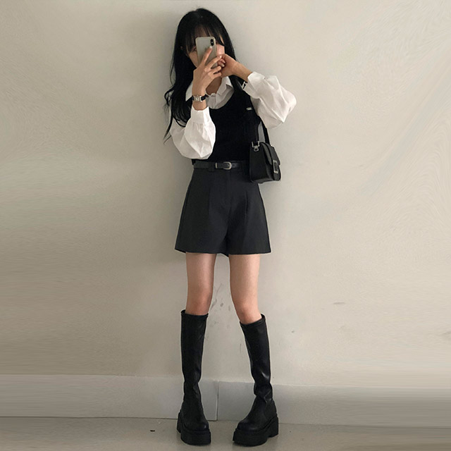 TFW ショートパンツ　3点セット ひざ上丈］スラッシュ クランクテープ ショートパンツ – EGOZARU