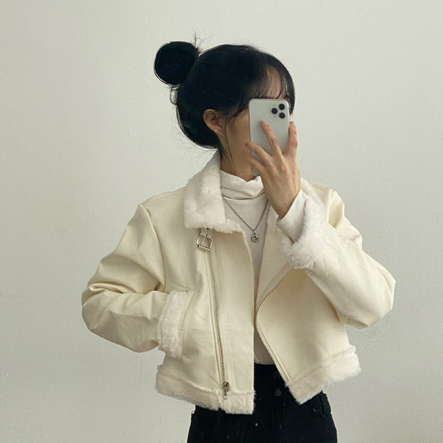 OHGA ムートンジャケット　ホワイト 2025年最新】ohga ムートンの人気アイテム - メルカリ