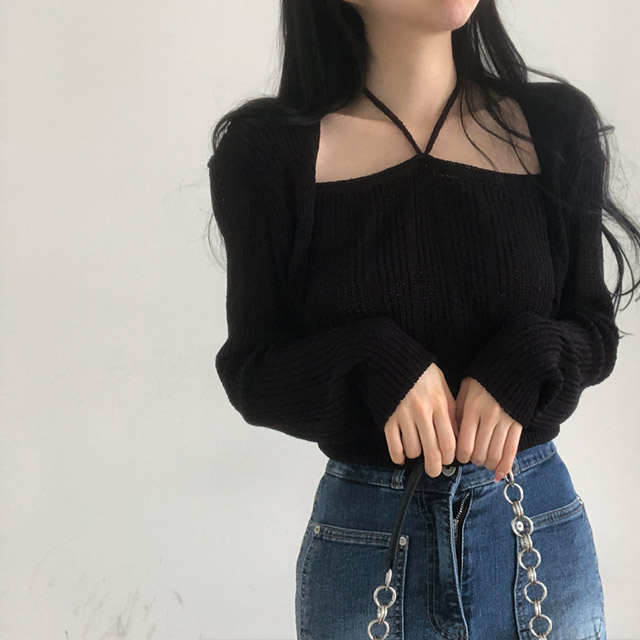 ルネ　ボレロ ボレロホルターネックニット | ファッション通販サイト NUGU