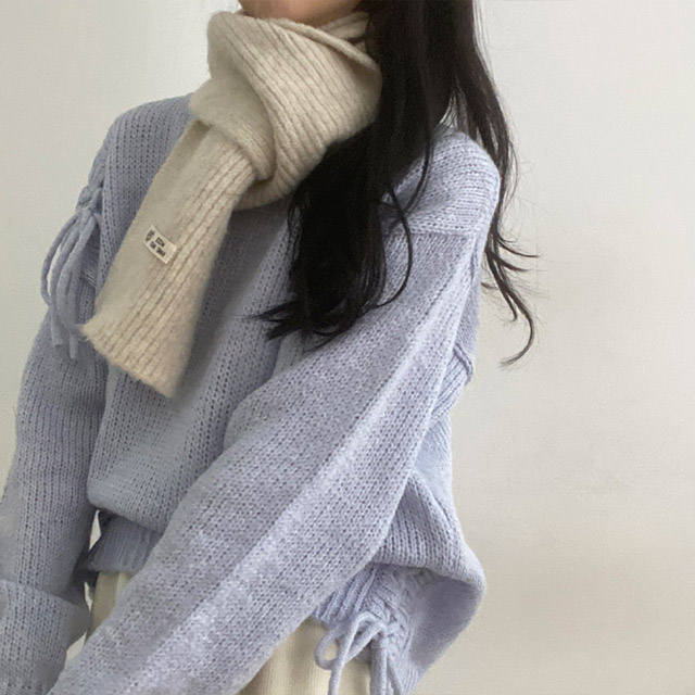 6color] リボン肩スリットニット | ファッション通販サイト NUGU