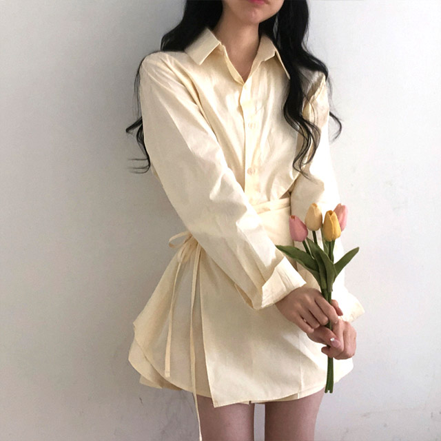 ラップシャツワンピース | ファッション通販サイト NUGU