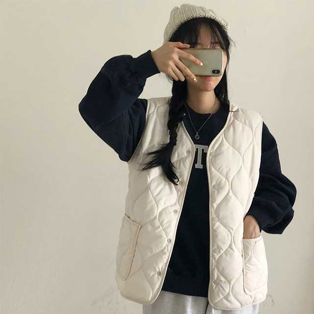 キルティングダウンベスト | ファッション通販サイト NUGU