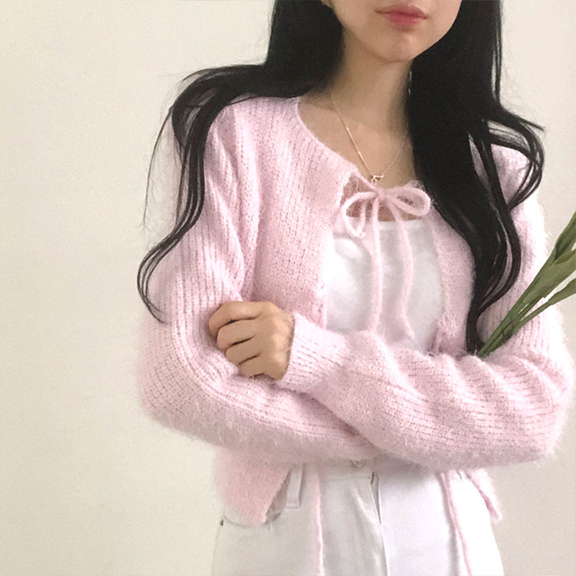 リボン紐カーディガン | ファッション通販サイト NUGU