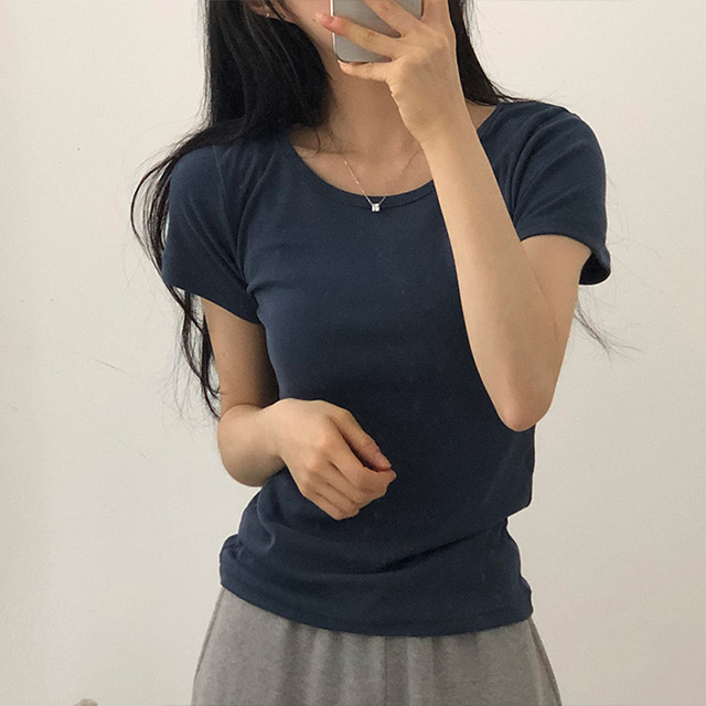 URKOOL Uネック 炎 半袖 コットン Tシャツ 3色 kumeoc-1100-3.jpg
