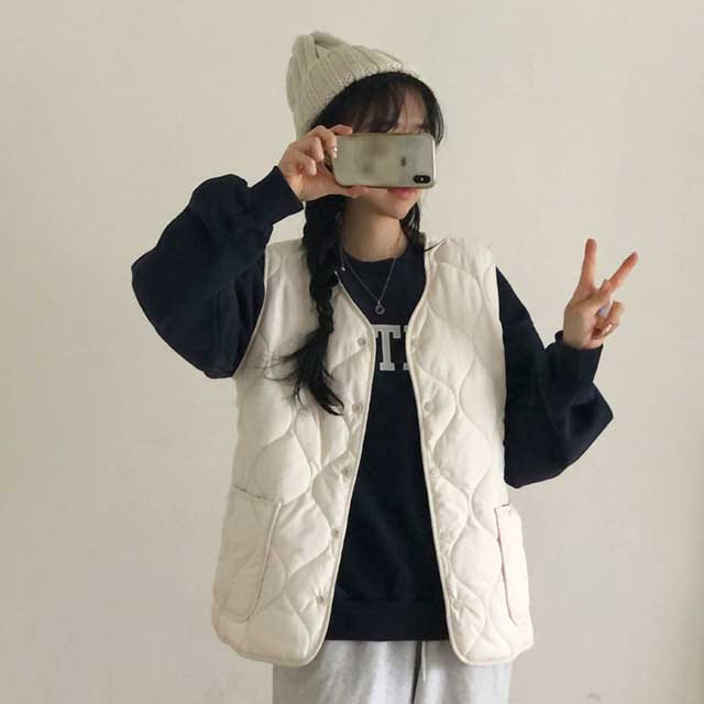 キルティングダウンベスト | ファッション通販サイト NUGU