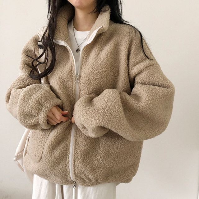 ボアフリースステッチパーカー | ファッション通販サイト NUGU