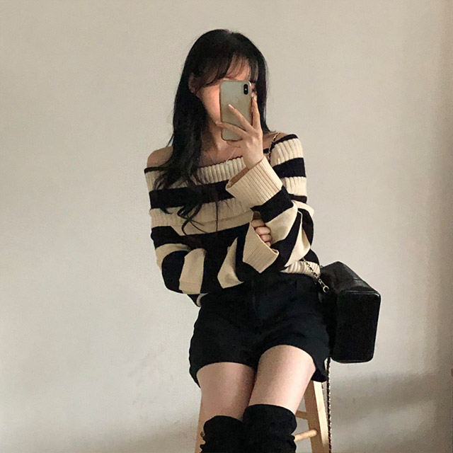 23/マイラン/ニット/セーター/カシミア/ワンピース/オフショル/ボートネック 23/マイラン/ニット/セーター/カシミア/ワンピース/オフショル