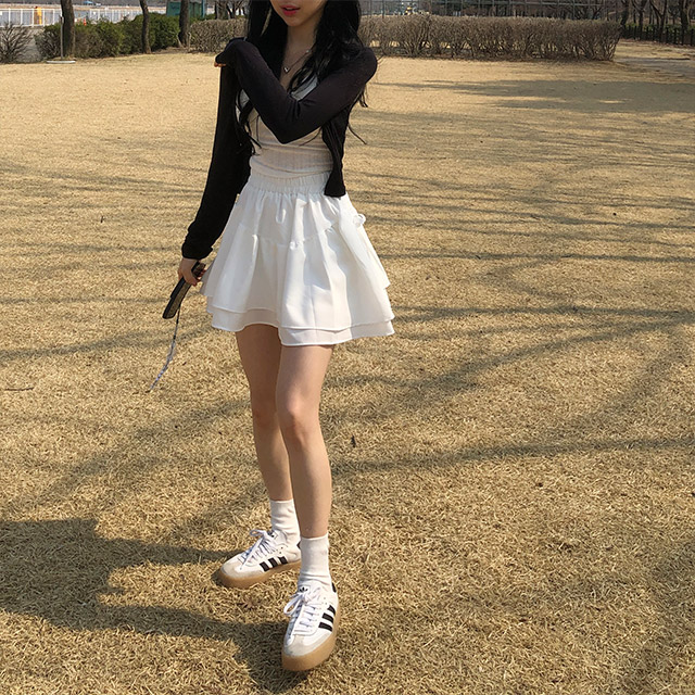 新作 コットンフリルリボンティアードミニスカート 新作 コットンフリルリボンティアードミニスカート コットン